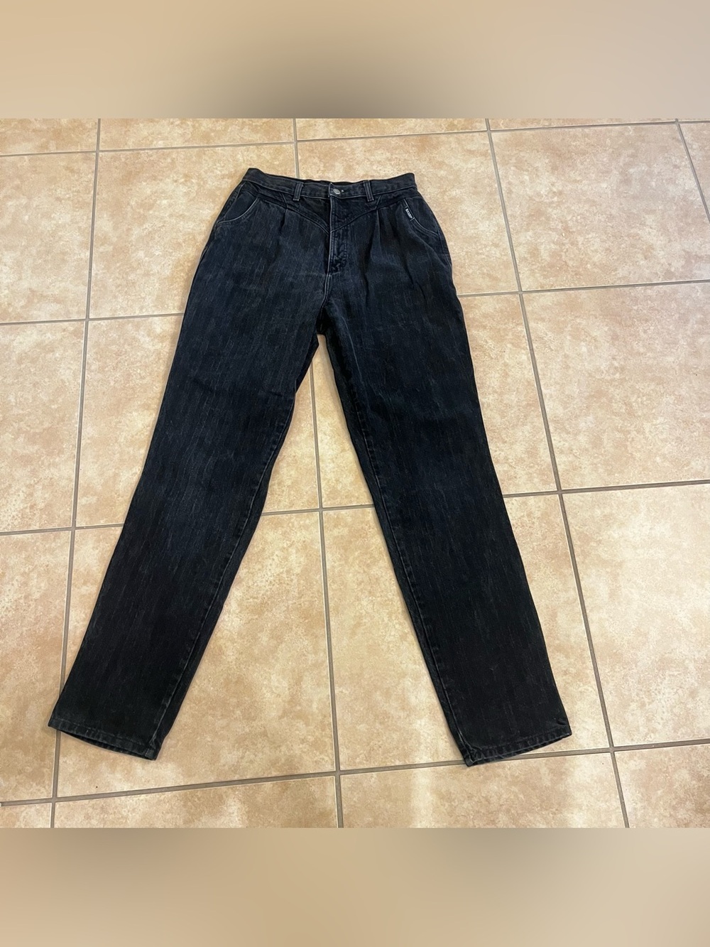 Vintage Rockies Rocky Mountain Jeans Western Womens Sz 15/16 30x36” Black Denim